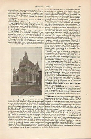 LAMINA ESPASA 8370: La Santa Capilla de Thouars Francia