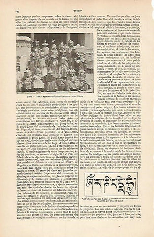 LAMINA ESPASA 8395: Lamas enmascarados en el Monasterio de Himis Tibet