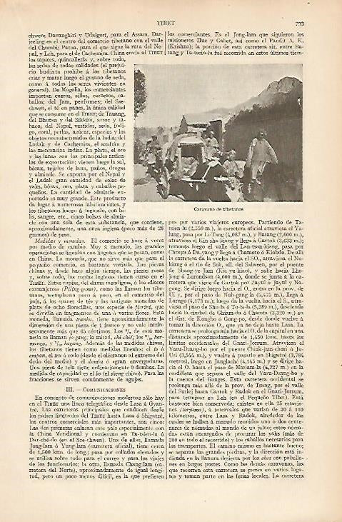 LAMINA ESPASA 8396: Caravana de tibetanos