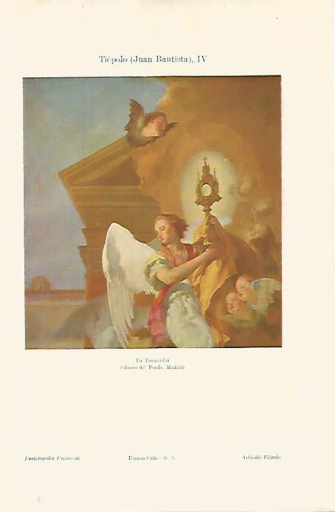 LAMINA ESPASA 8417: La Eucaristia de Tiepolo
