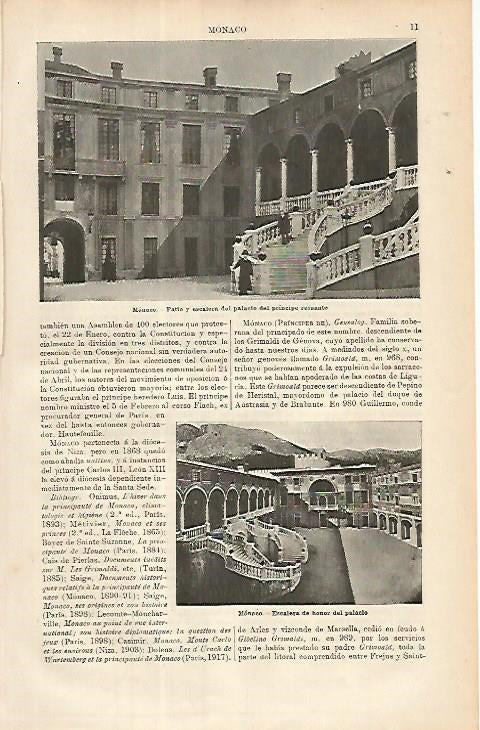 LAMINA ESPASA 8518: Palacio de Monaco