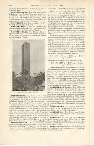 LAMINA ESPASA 8625: Torre antigua en Montebonello Italia