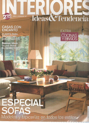 INTERIORES numero 0037 - ESPECIAL SOFAS