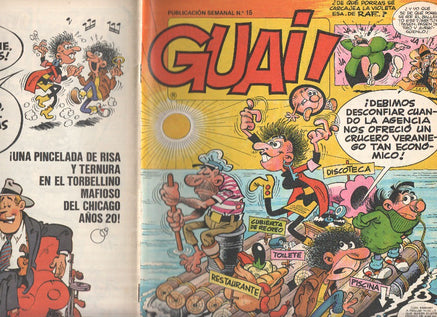 Guai publicacion semanal numero 015: Chicha, Tato y Clodoveo de Francisco Ibañez