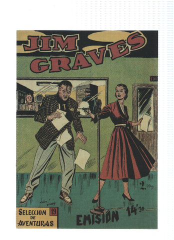 Facsimil: Jim Graves numero 19: Emision 14,30