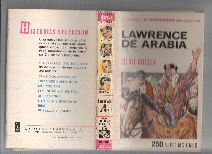 Historia Seleccion serie Historias y Biografias numero 31: Lawrence de Arabia