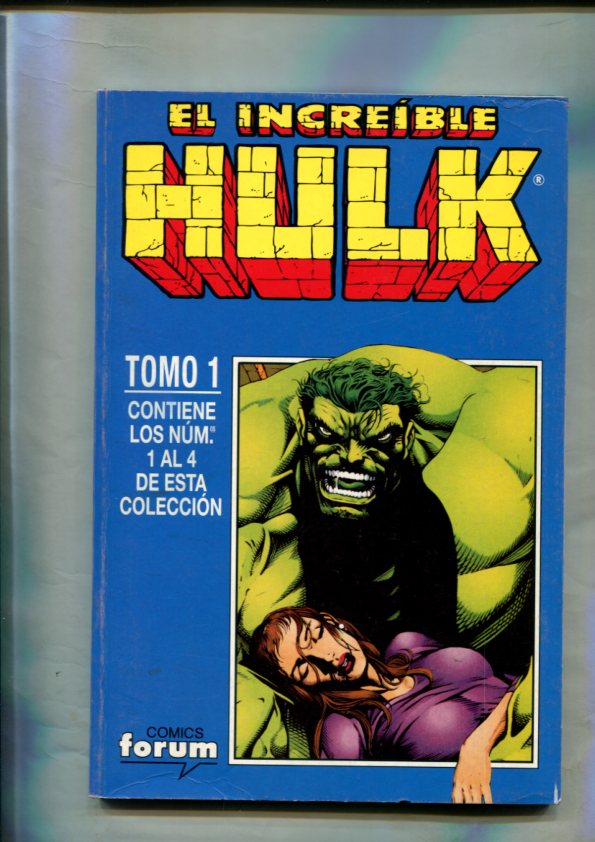 El Increible Hulk tomo 1 con los numeros 1 al 4 
