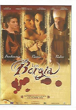 CROMO CINE 1196: LOS BORGIA
