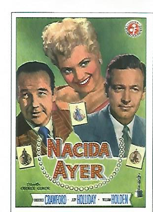 CROMO CINE 1201: NACIDA AYER