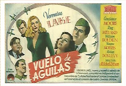 CROMO CINE 1204: VUELO DE AGUILAS