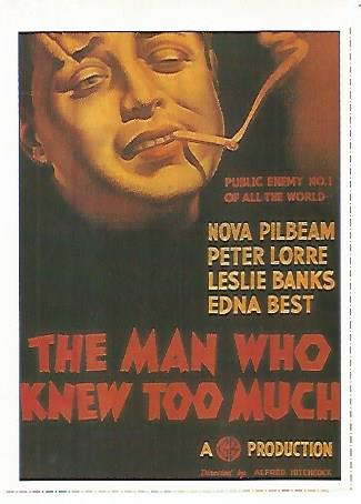 CROMO CINE 1218: EL HOMBRE QUE SABIA DEMASIADO