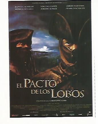 CROMO CINE 1221: EL PACTO DE LOS LOBOS