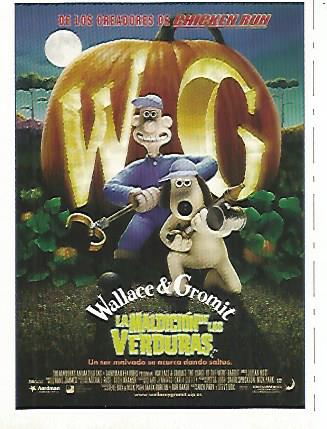 CROMO CINE 1251:WALLACE Y GROMIT. LA MALDICION DE LAS VERDURAS