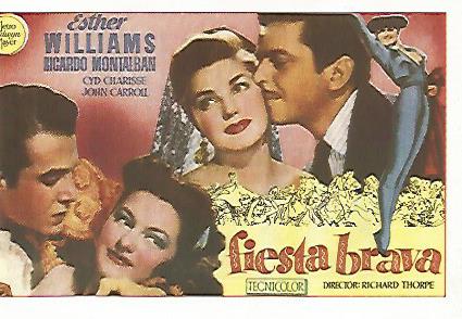 CROMO CINE 1278: FIESTA BRAVA