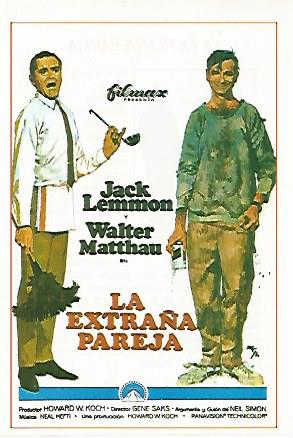 CROMO CINE 1292: LA EXTRAÑA PAREJA