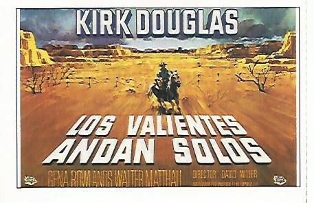 CROMO CINE 1294: LOS VALIENTES ANDAN SOLOS