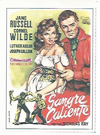 CROMO CINE 1297: SANGRE CALIENTE
