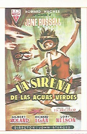 CROMO CINE 1302: LA SIRENA DE LAS AGUAS VERDES