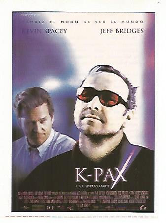 CROMO CINE 1314: K-PAX. UN UNIVERSO APARTE