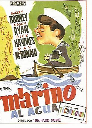 CROMO CINE 1317: MARINO AL AGUA