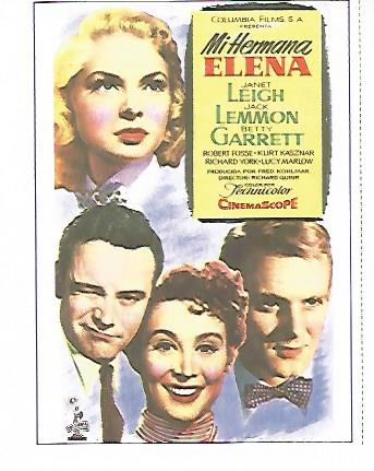 CROMO CINE 1320: MI HERMANA ELENA