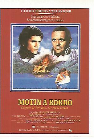 CROMO CINE 1325: MOTIN A BORDO