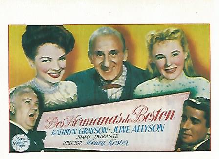 CROMO CINE 1340: DOS HERMANAS DE BOSTON