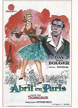 CROMO CINE 1341: ABRIL EN PARIS
