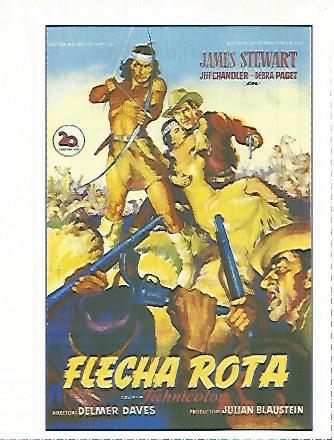 CROMO CINE 1354: FLECHA ROTA