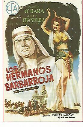 CROMO CINE 1355: LOS HERMANOS BARBARROJA
