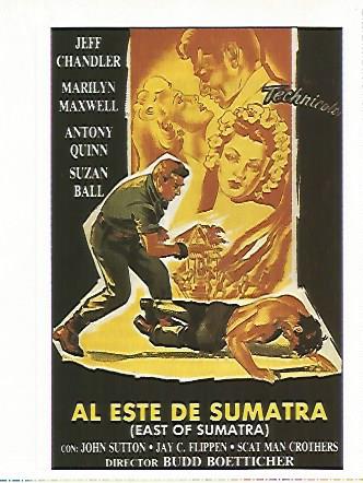 CROMO CINE 1357: AL ESTE DE SUMATRA