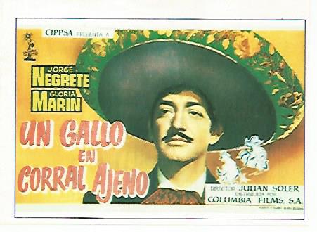 CROMO CINE 1412: UN GALLO EN CORRAL AJENO