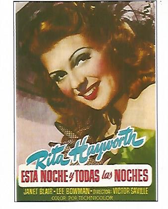 CROMO CINE 1427: ESTA NOCHE Y TODAS LAS NOCHES