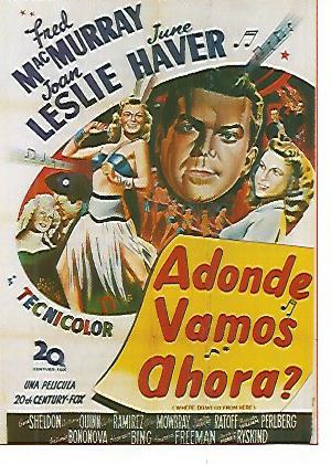 CROMO CINE 1428: ADONDE VAMOS AHORA