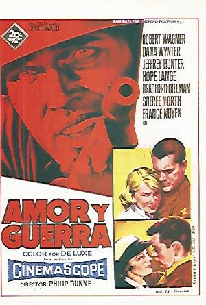 CROMO CINE 1439: AMOR Y GUERRA