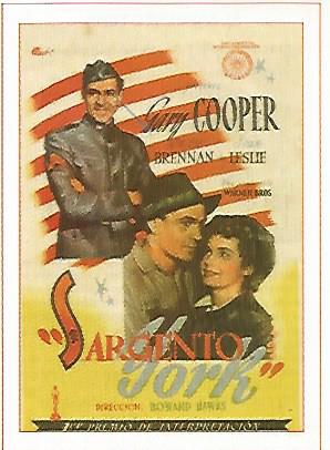 CROMO CINE 1448: SARGENTO YORK