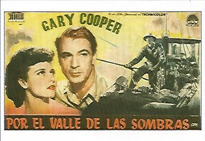 CROMO CINE 1452: POR EL VALLE DE LAS SOMBRAS
