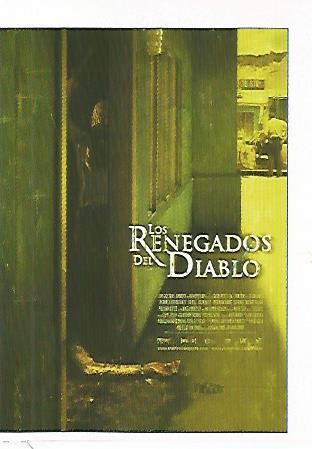 CROMO CINE 1458: LOS RENEGADOS DEL DIABLO