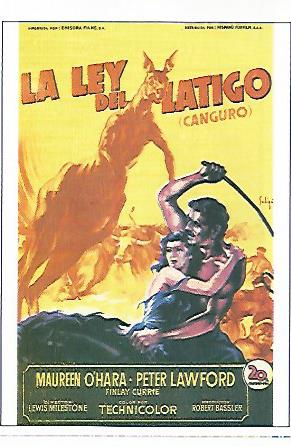 CROMO CINE 1462: LA LEEY DEL LATIGO