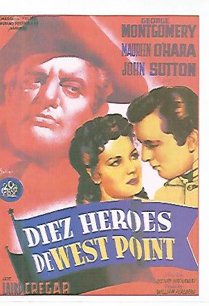 CROMO CINE 1465: DIEZ HEROES DE WESTPOINT