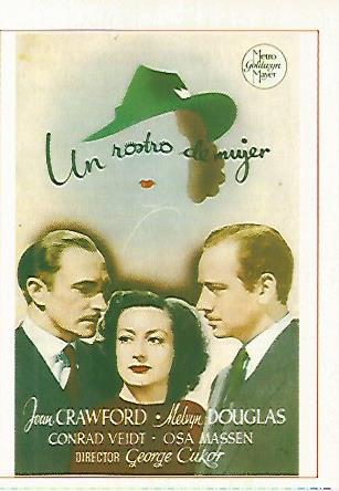 CROMO CINE 1494: UN ROSTRO DE MUJER