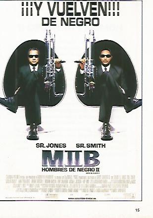 CROMO CINE 1505: MIIB. HOMBRES DE NEGRO II