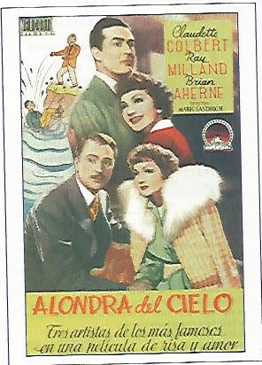 CROMO CINE 1514: ALONDRA DEL CIELO