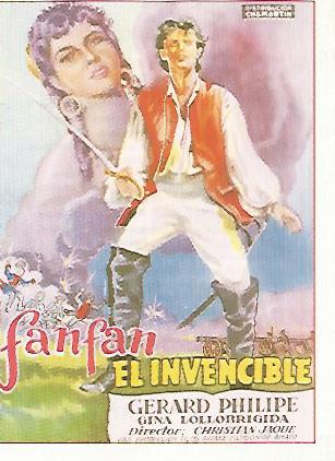 CROMO CINE 1520: FANFAN EL INVENCIBLE
