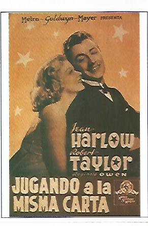 CROMO CINE 1532: JUGANDO A LA MISMA CARTA