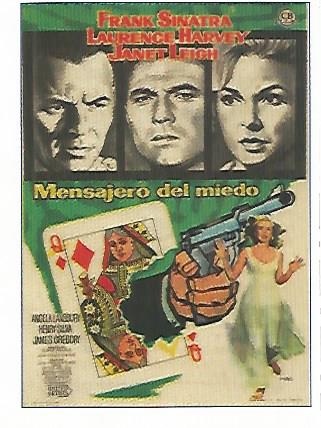 CROMO CINE 1551: MENSAJERO DEL MIEDO