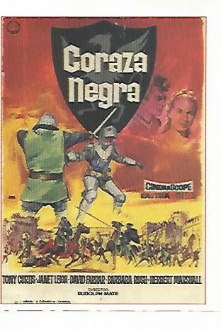 CROMO CINE 1552: CORAZA NEGRA
