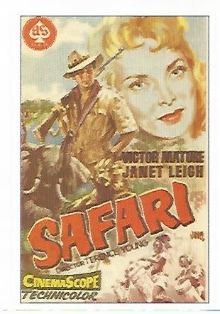 CROMO CINE 1555: SAFARI