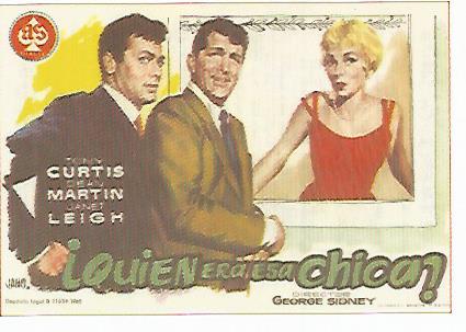 CROMO CINE 1556: QUIEN ES ESA CHICA
