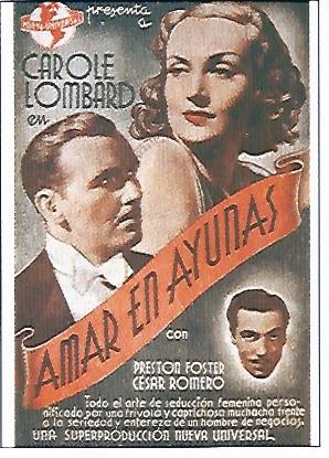 CROMO CINE 1568: AMAR EN AYUNAS